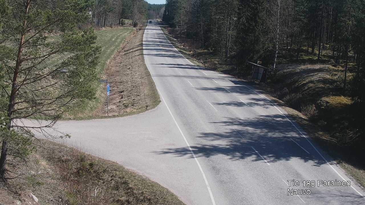 Weather Camera Image Road 180 Parainen, Nauvo, Galls, Parainen, Varsinais-Suomi