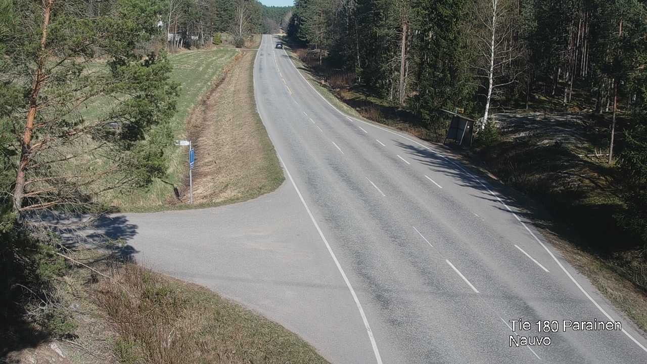 Weather Camera Image Road 180 Parainen, Nauvo, Galls, Parainen, Varsinais-Suomi