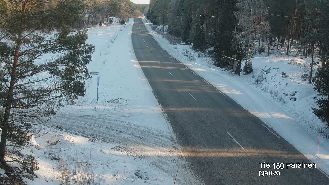Weather Camera Image Road 180 Parainen, Nauvo, Galls, Parainen, Varsinais-Suomi