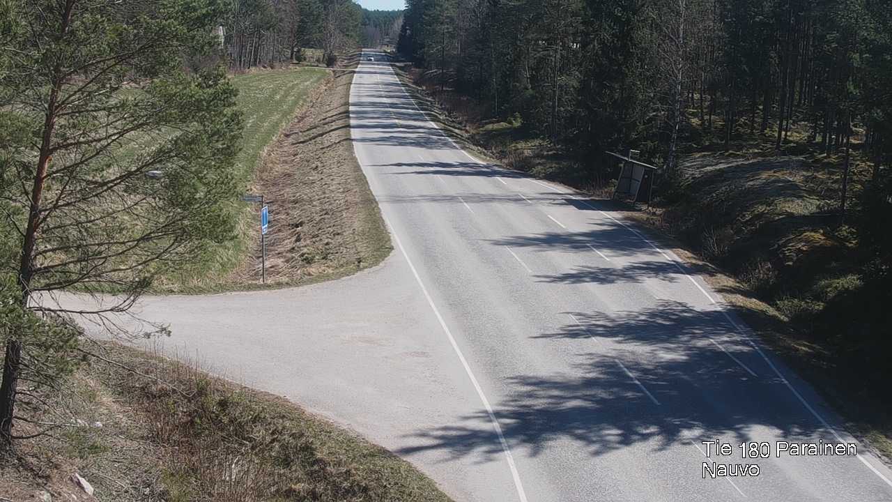 Weather Camera Image Road 180 Parainen, Nauvo, Galls, Parainen, Varsinais-Suomi