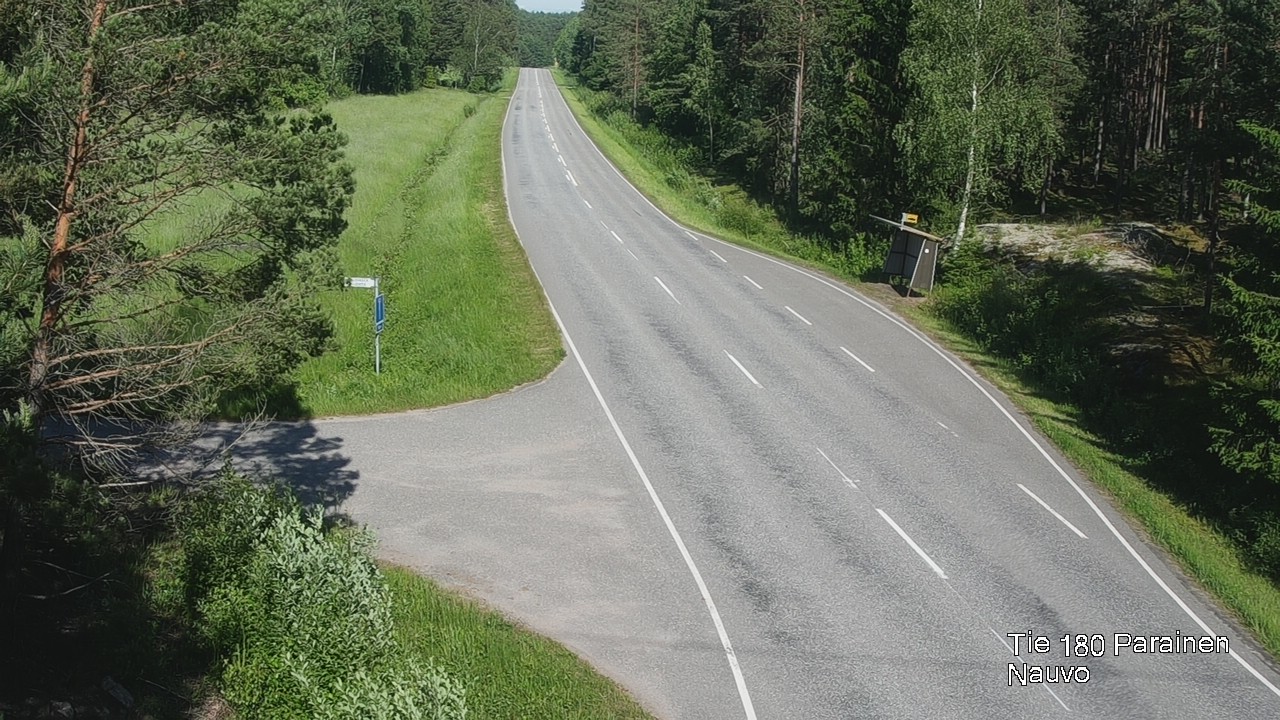 Weather Camera Image Road 180 Parainen, Nauvo, Galls, Parainen, Varsinais-Suomi