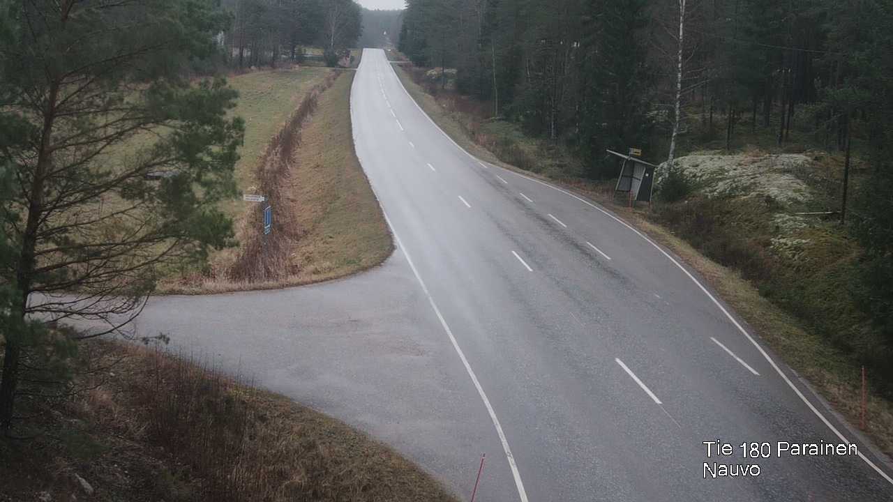 Weather Camera Image Väg 180 Pargas, Nagu, Galls, Parainen, Varsinais-Suomi