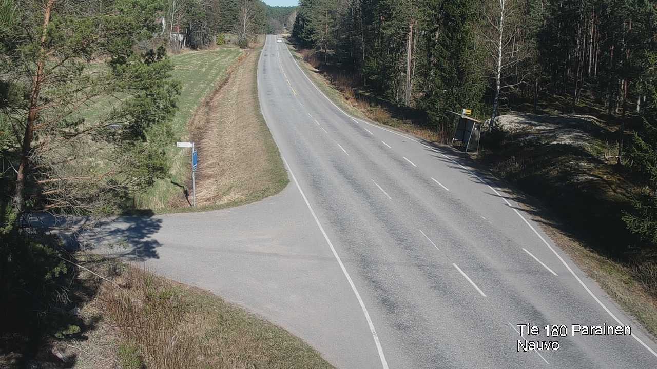 Weather Camera Image Road 180 Parainen, Nauvo, Galls, Parainen, Varsinais-Suomi