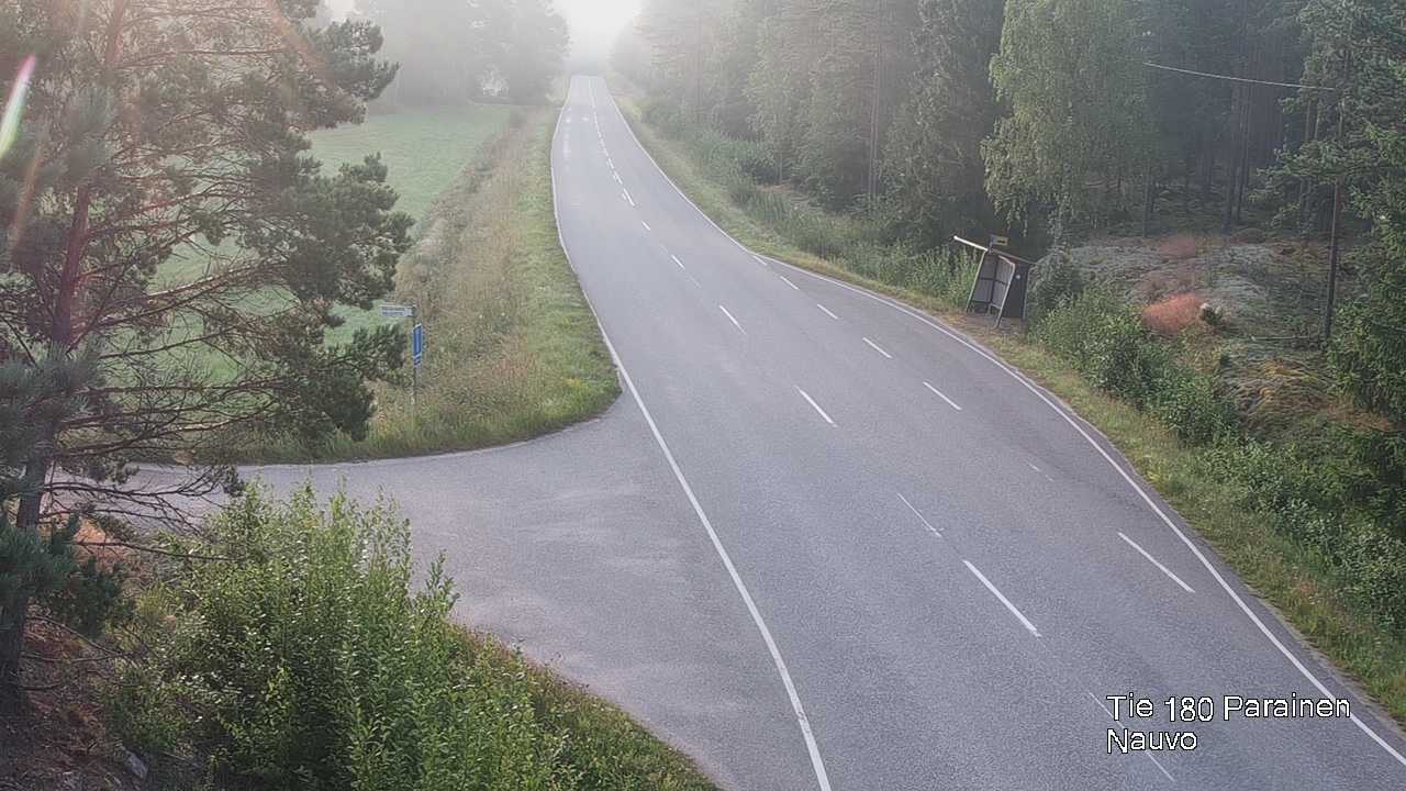 Weather Camera Image Road 180 Parainen, Nauvo, Galls, Parainen, Varsinais-Suomi