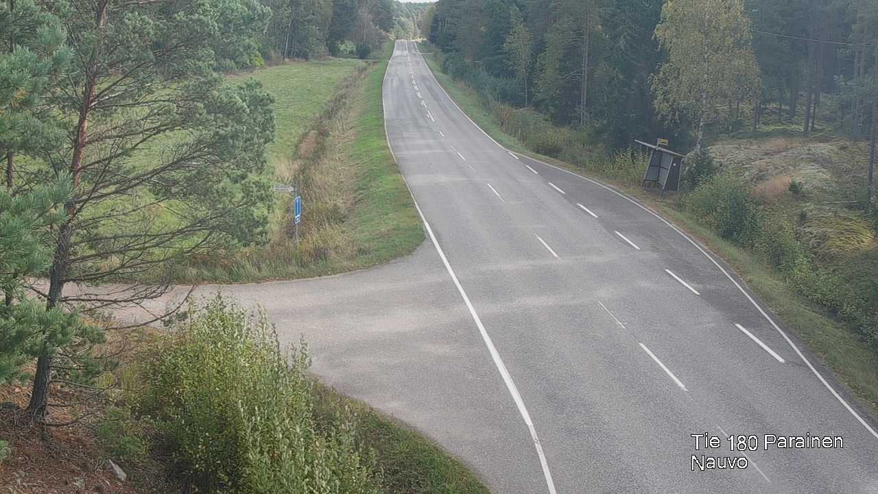 Weather Camera Image Road 180 Parainen, Nauvo, Galls, Parainen, Varsinais-Suomi
