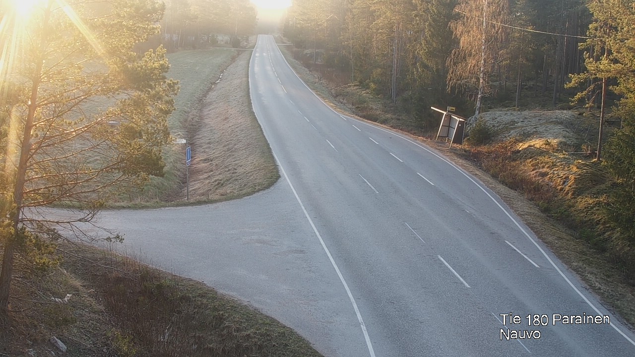 Weather Camera Image Road 180 Parainen, Nauvo, Galls, Parainen, Varsinais-Suomi