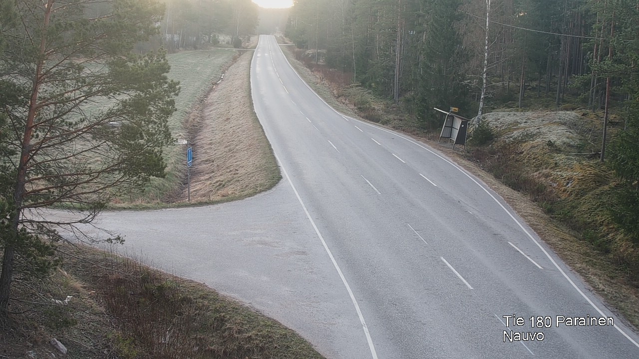 Weather Camera Image Road 180 Parainen, Nauvo, Galls, Parainen, Varsinais-Suomi