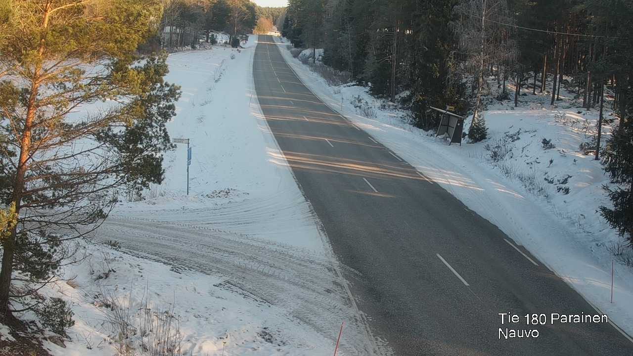 Weather Camera Image Road 180 Parainen, Nauvo, Galls, Parainen, Varsinais-Suomi