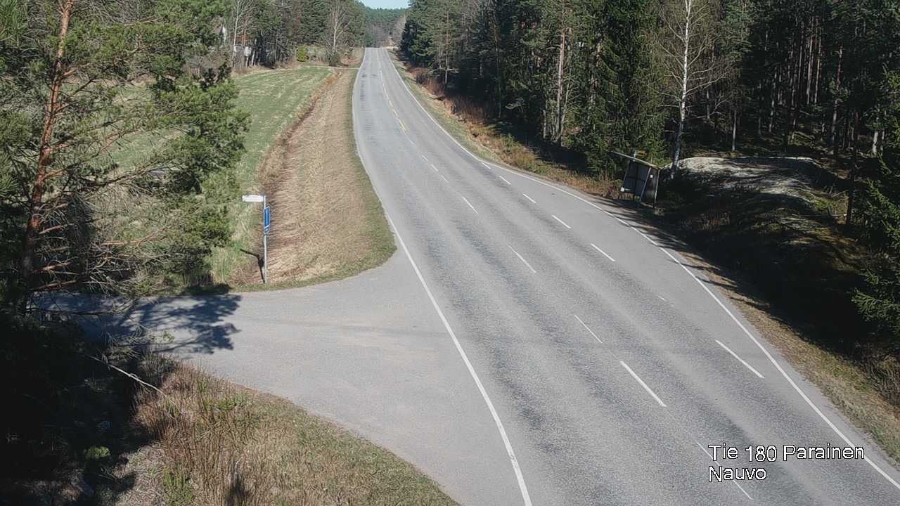 Weather Camera Image Road 180 Parainen, Nauvo, Galls, Parainen, Varsinais-Suomi