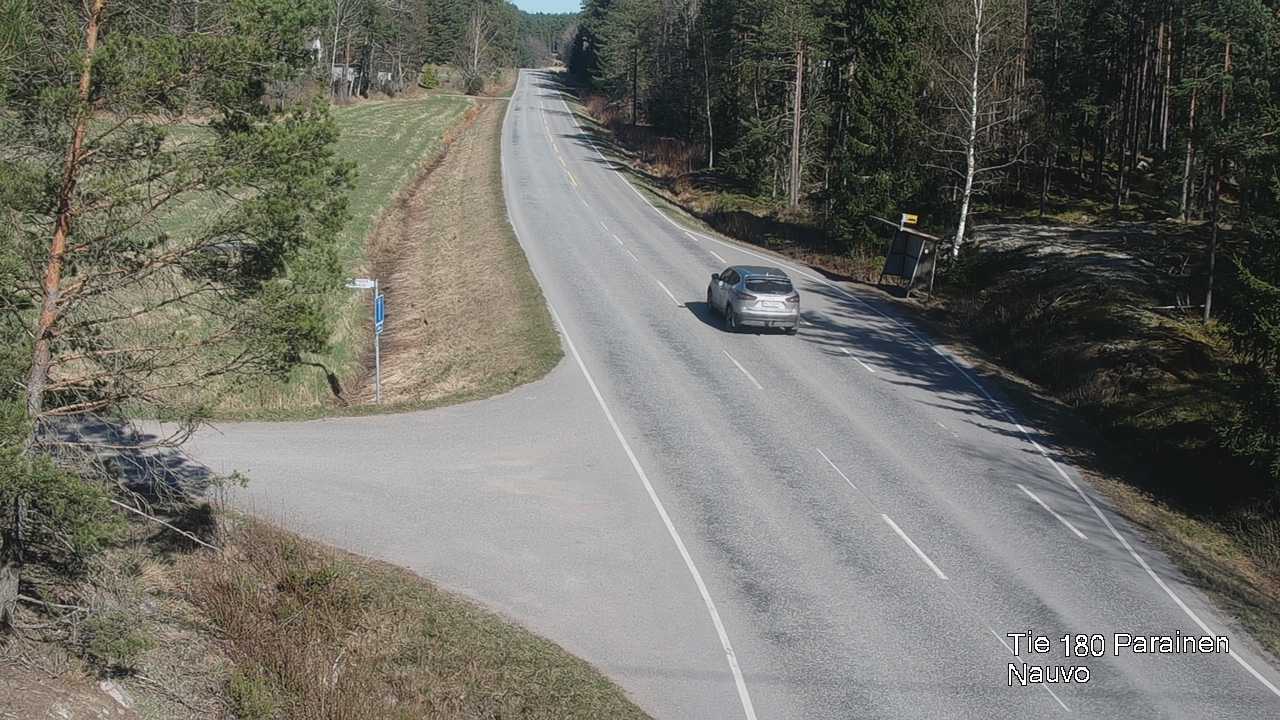 Weather Camera Image Road 180 Parainen, Nauvo, Galls, Parainen, Varsinais-Suomi