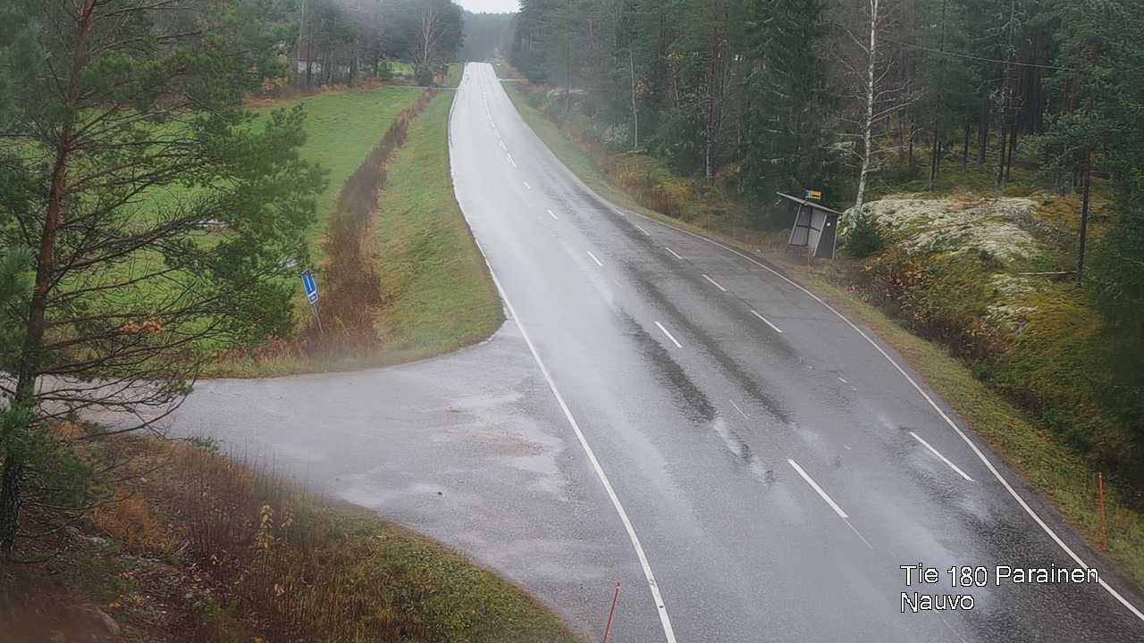 Weather Camera Image Väg 180 Pargas, Nagu, Galls, Parainen, Varsinais-Suomi