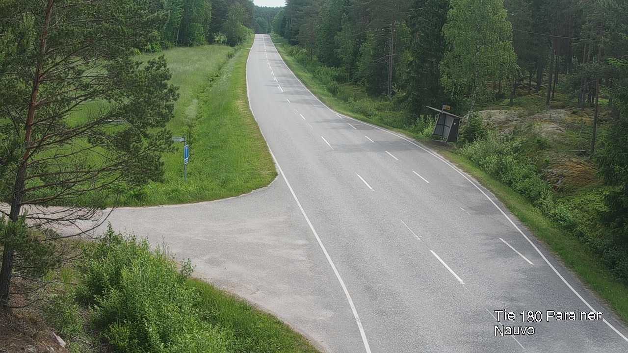 Weather Camera Image Road 180 Parainen, Nauvo, Galls, Parainen, Varsinais-Suomi