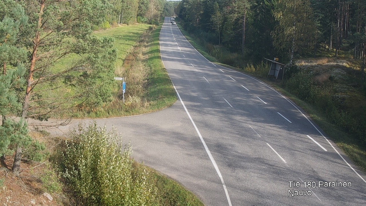 Weather Camera Image Road 180 Parainen, Nauvo, Galls, Parainen, Varsinais-Suomi
