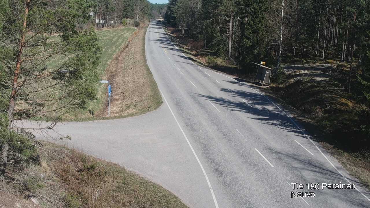 Weather Camera Image Road 180 Parainen, Nauvo, Galls, Parainen, Varsinais-Suomi