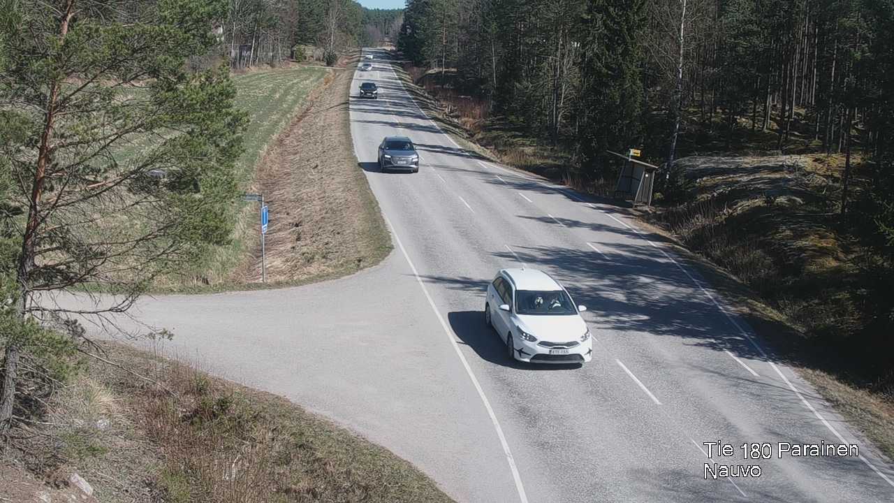 Weather Camera Image Road 180 Parainen, Nauvo, Galls, Parainen, Varsinais-Suomi
