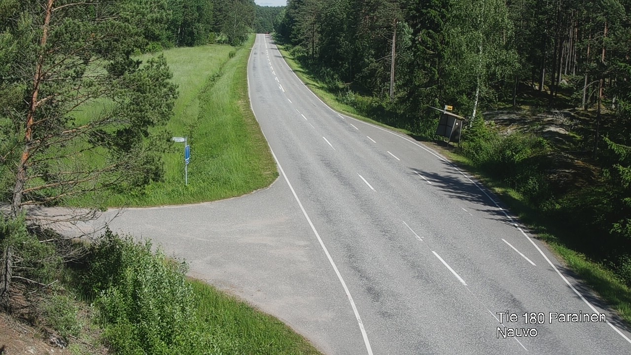 Weather Camera Image Road 180 Parainen, Nauvo, Galls, Parainen, Varsinais-Suomi