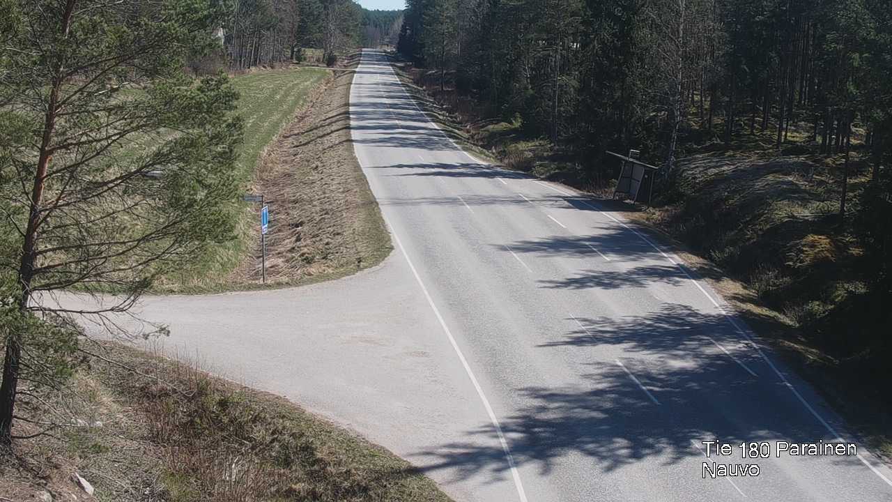 Weather Camera Image Road 180 Parainen, Nauvo, Galls, Parainen, Varsinais-Suomi