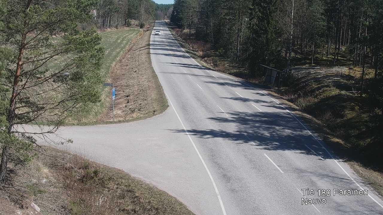 Weather Camera Image Road 180 Parainen, Nauvo, Galls, Parainen, Varsinais-Suomi