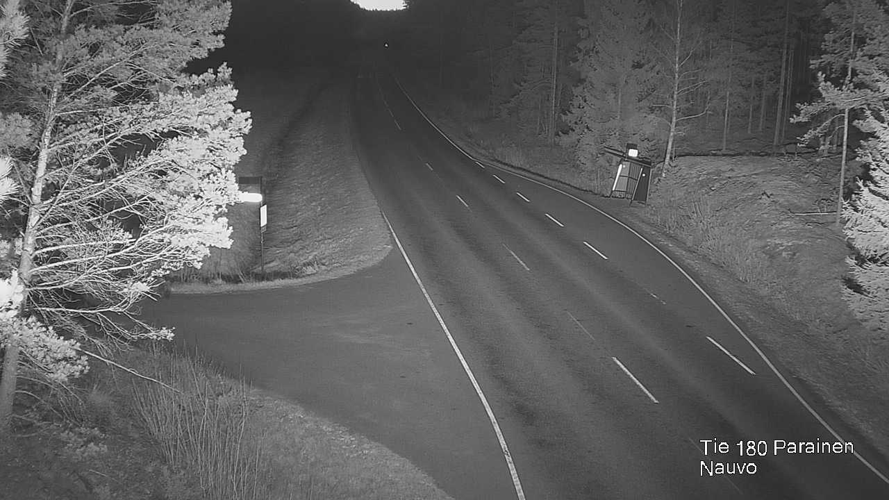 Weather Camera Image Väg 180 Pargas, Nagu, Galls, Parainen, Varsinais-Suomi