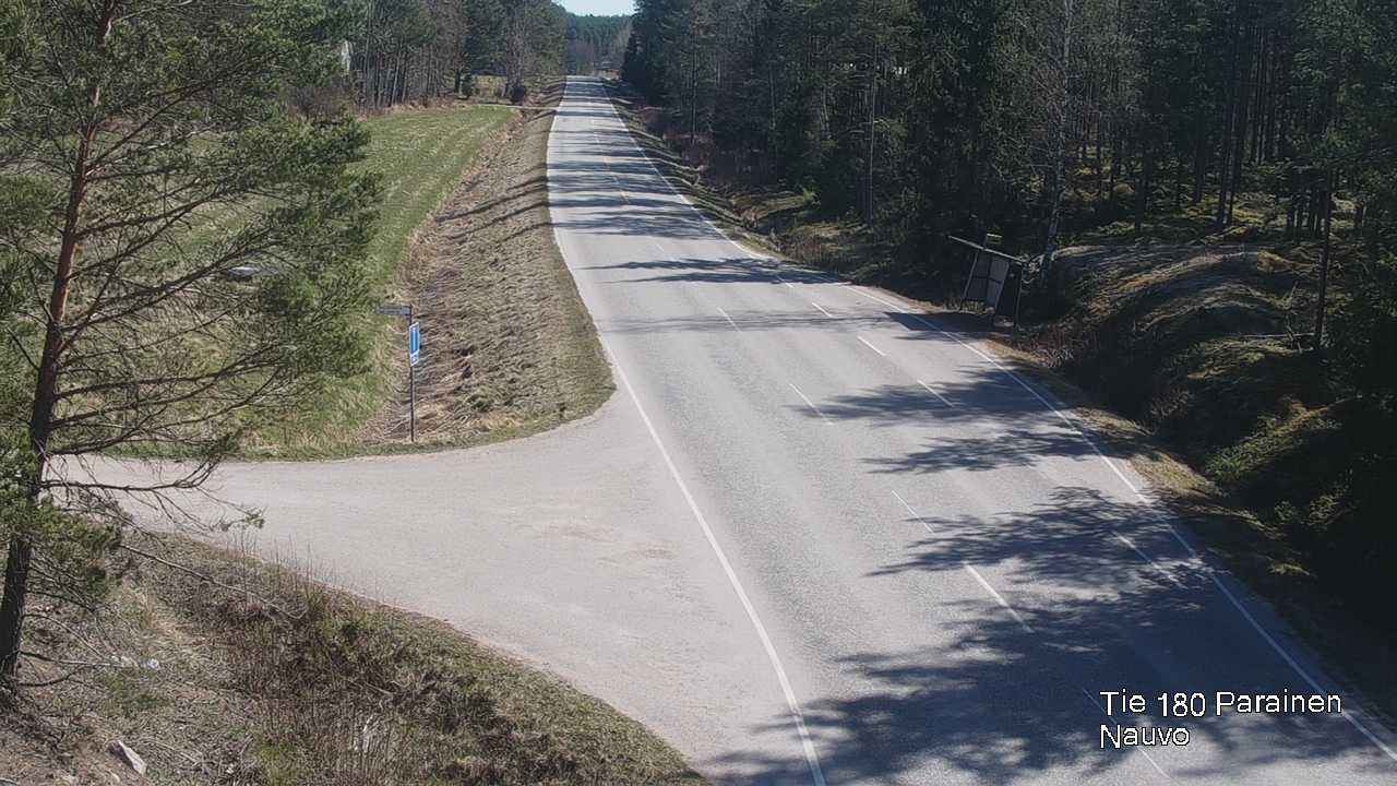 Weather Camera Image Road 180 Parainen, Nauvo, Galls, Parainen, Varsinais-Suomi