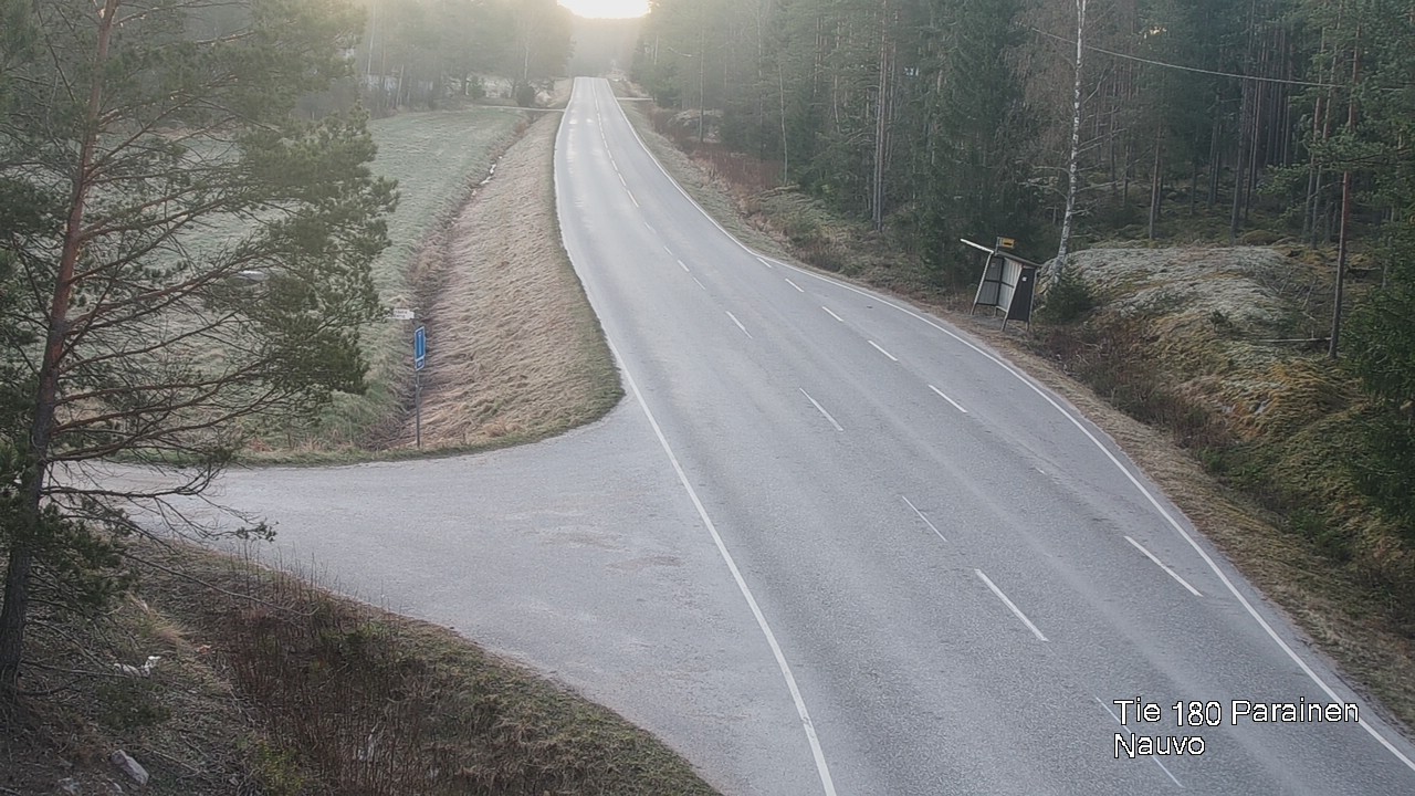 Weather Camera Image Road 180 Parainen, Nauvo, Galls, Parainen, Varsinais-Suomi