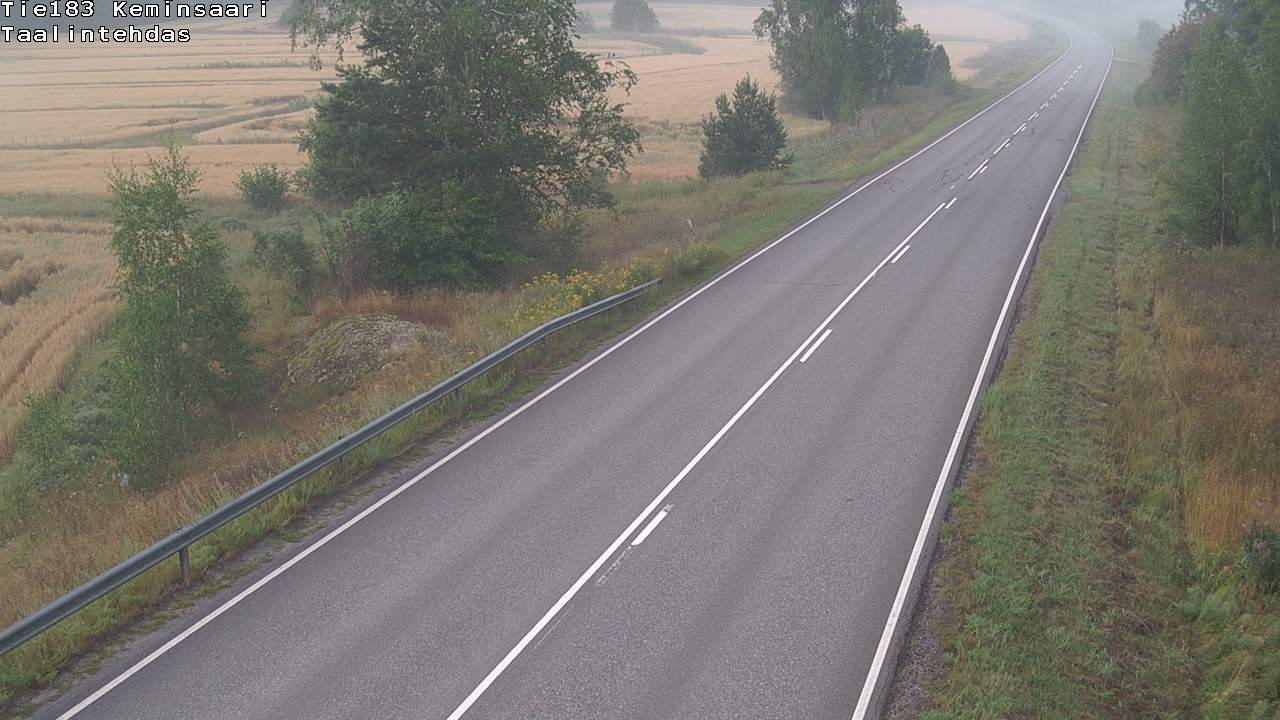 Weather Camera Image Road 183 Kemiönsaari, Taallintehdas, Kemiönsaari, Varsinais-Suomi