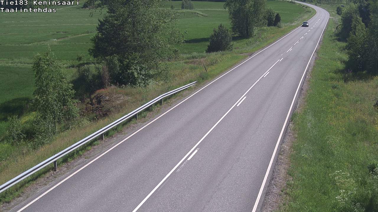 Weather Camera Image Road 183 Kemiönsaari, Taallintehdas, Kemiönsaari, Varsinais-Suomi