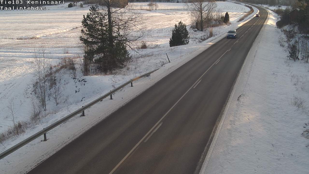 Weather Camera Image Road 183 Kemiönsaari, Taallintehdas, Kemiönsaari, Varsinais-Suomi