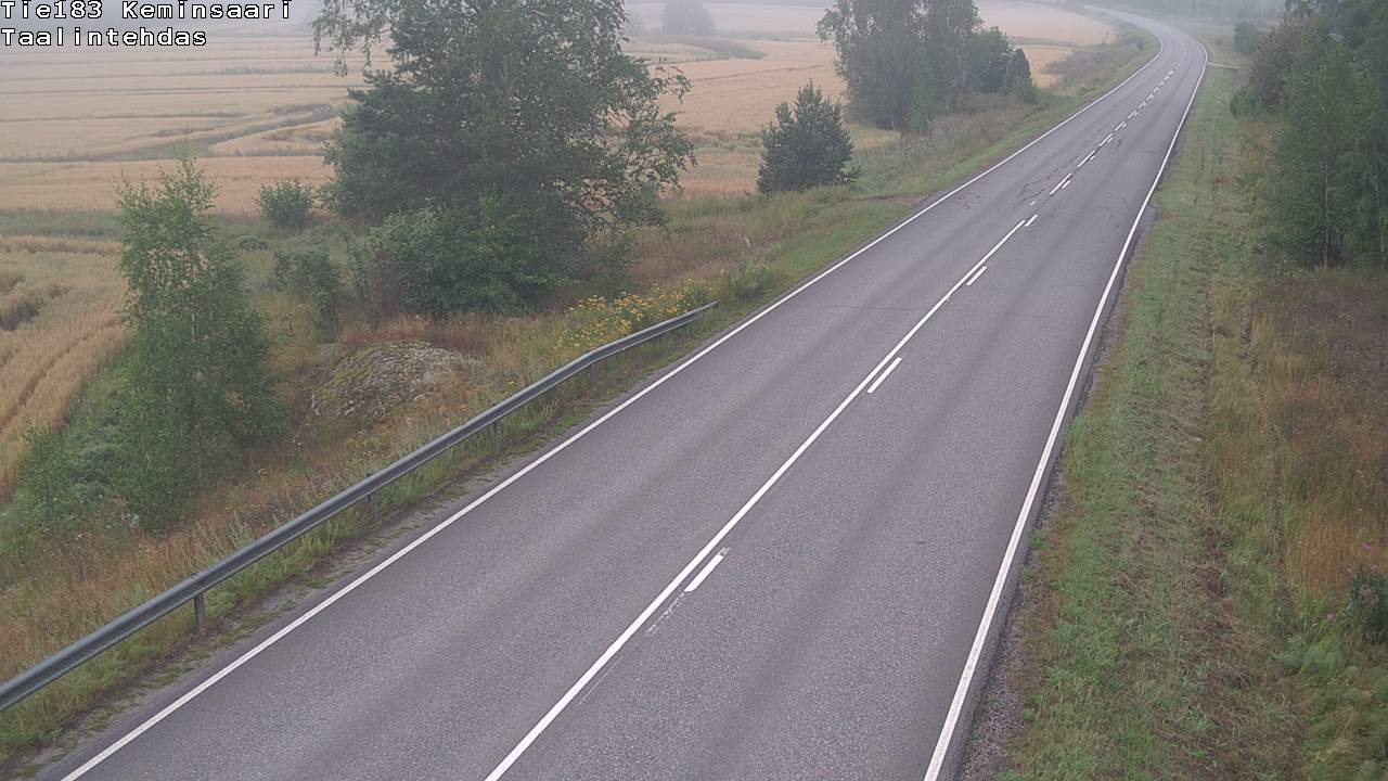 Weather Camera Image Road 183 Kemiönsaari, Taallintehdas, Kemiönsaari, Varsinais-Suomi