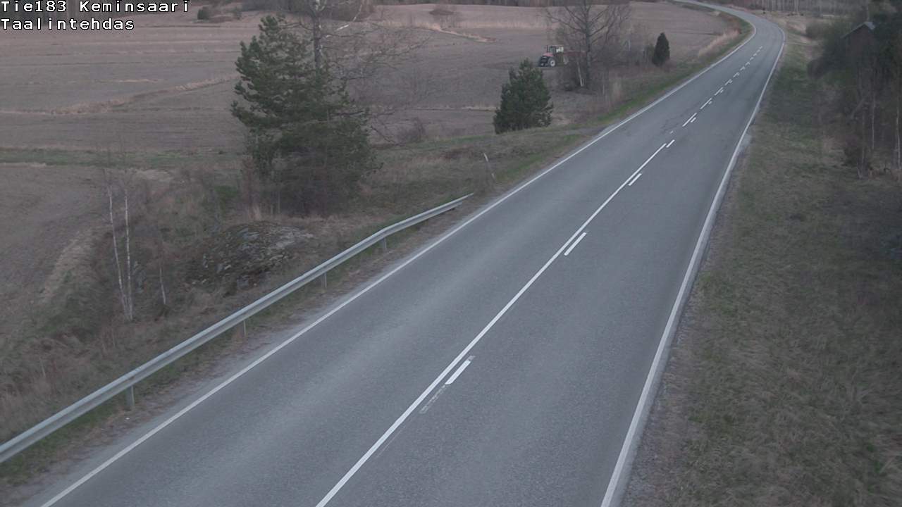 Weather Camera Image Väg 183 Kimitoön, Dalen, Kemiönsaari, Varsinais-Suomi