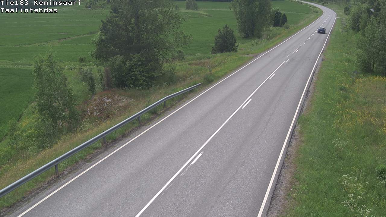 Weather Camera Image Road 183 Kemiönsaari, Taallintehdas, Kemiönsaari, Varsinais-Suomi