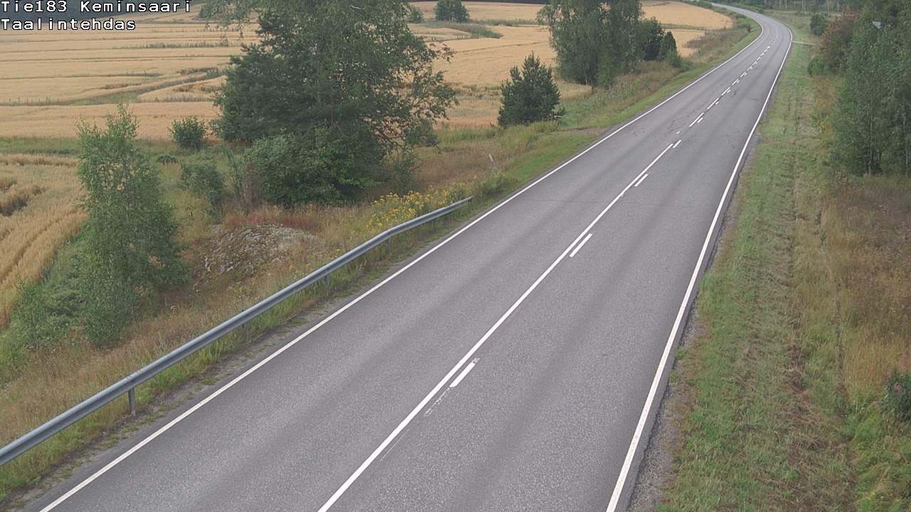 Weather Camera Image Road 183 Kemiönsaari, Taallintehdas, Kemiönsaari, Varsinais-Suomi