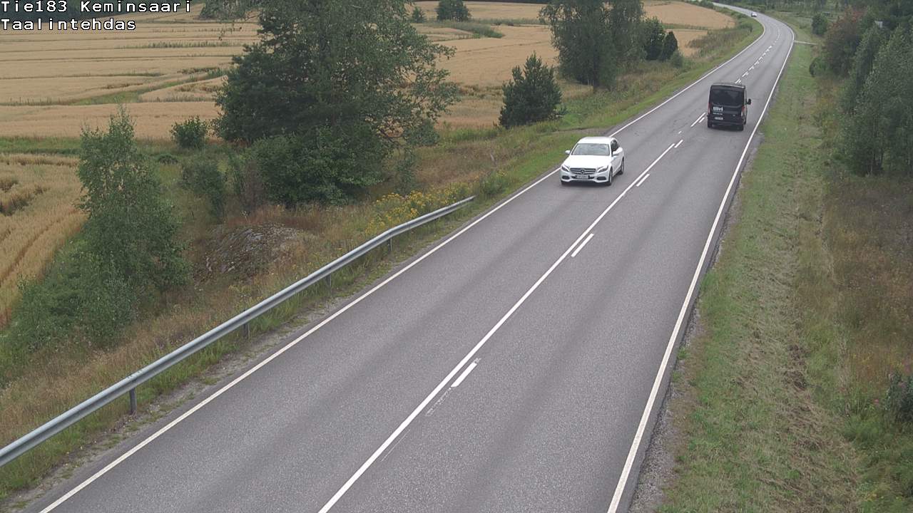 Weather Camera Image Väg 183 Kimitoön, Dalen, Kemiönsaari, Varsinais-Suomi