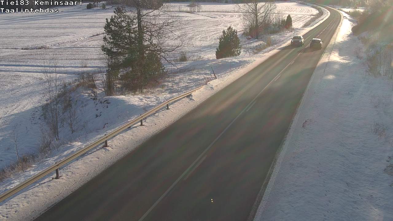 Weather Camera Image Road 183 Kemiönsaari, Taallintehdas, Kemiönsaari, Varsinais-Suomi