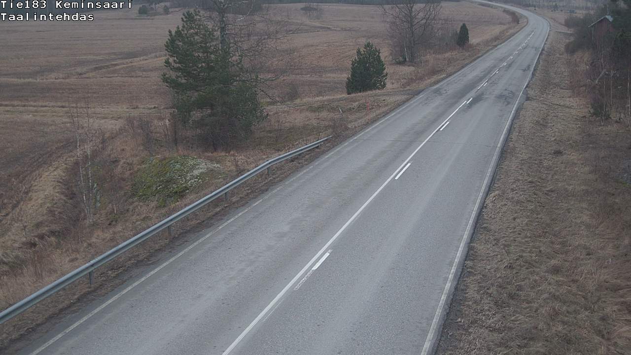 Weather Camera Image Väg 183 Kimitoön, Dalen, Kemiönsaari, Varsinais-Suomi