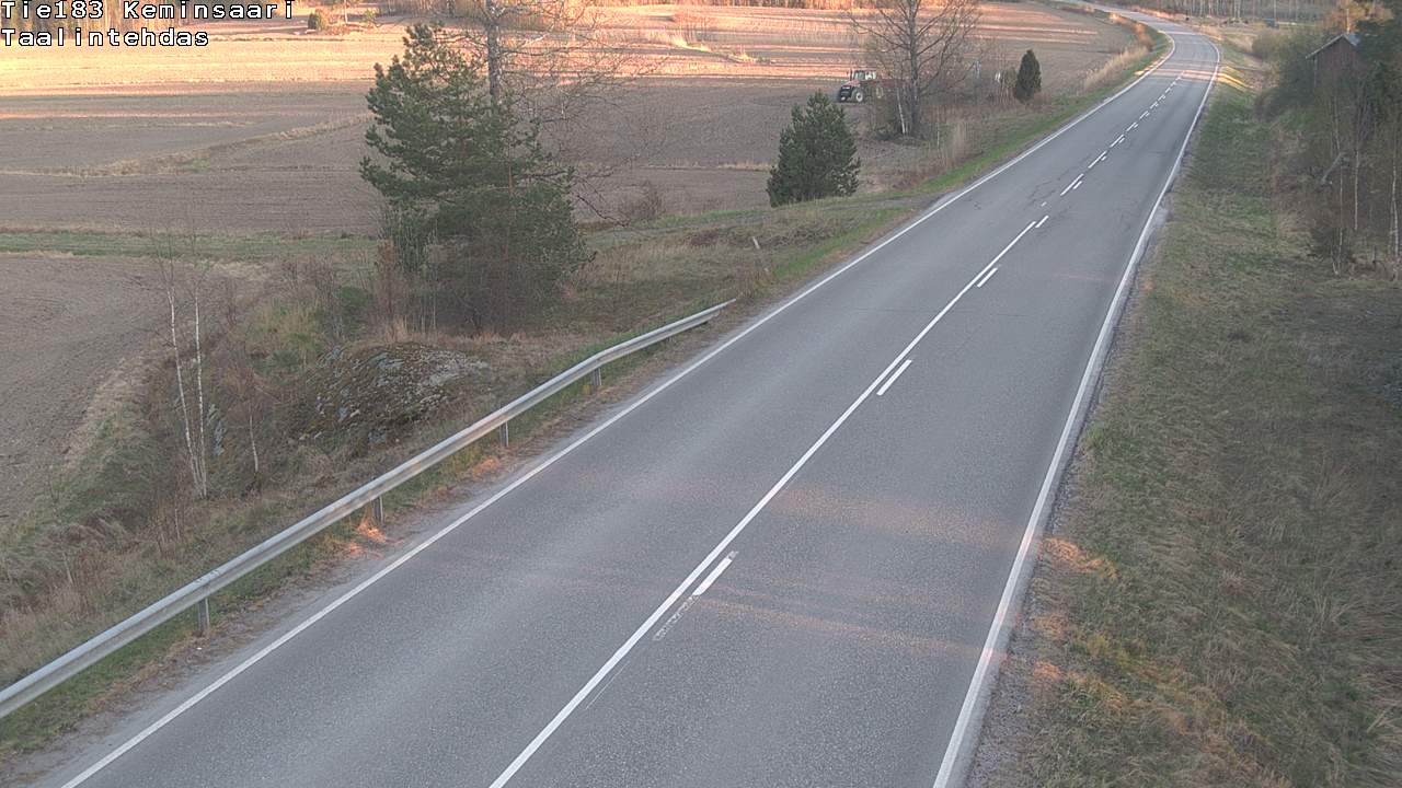 Weather Camera Image Väg 183 Kimitoön, Dalen, Kemiönsaari, Varsinais-Suomi