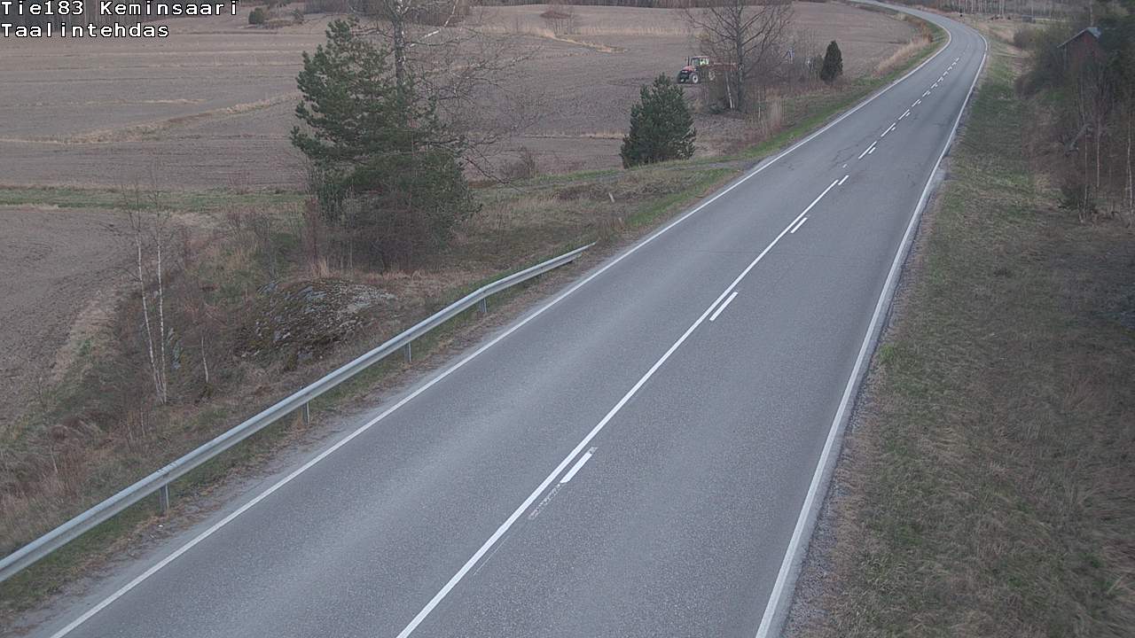 Weather Camera Image Väg 183 Kimitoön, Dalen, Kemiönsaari, Varsinais-Suomi