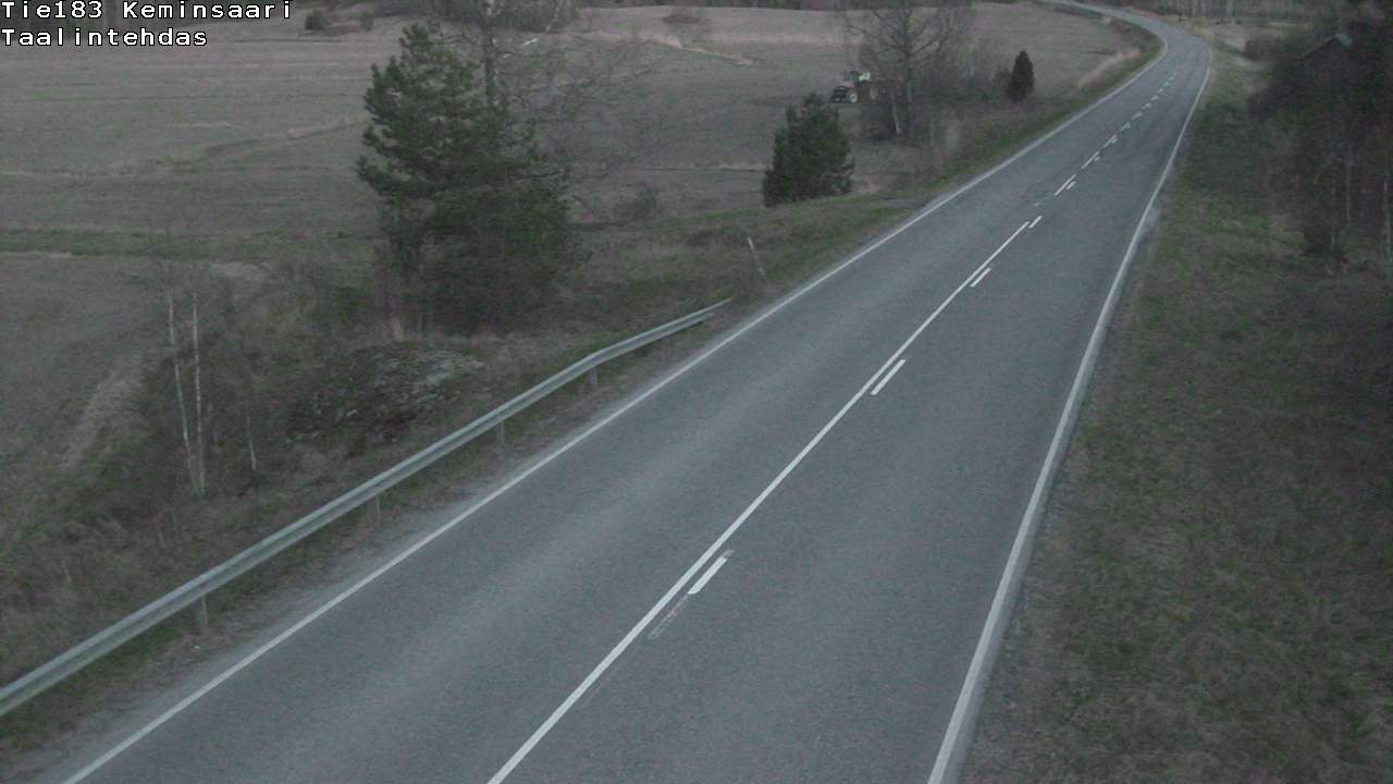 Weather Camera Image Väg 183 Kimitoön, Dalen, Kemiönsaari, Varsinais-Suomi