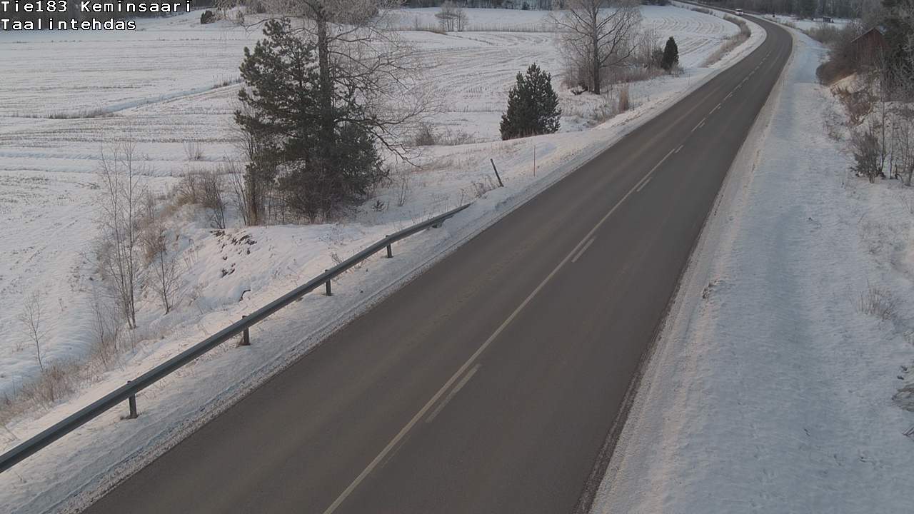 Weather Camera Image Väg 183 Kimitoön, Dalen, Kemiönsaari, Varsinais-Suomi