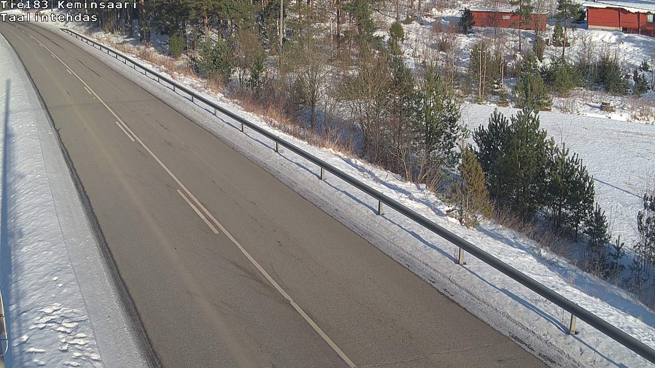 Weather Camera Image Väg 183 Kimitoön, Dalen, Kemiönsaari, Varsinais-Suomi