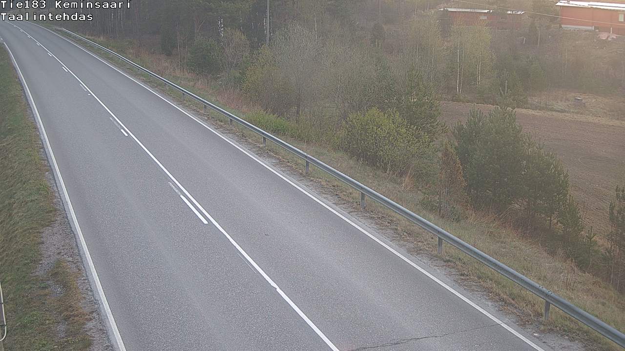 Weather Camera Image Väg 183 Kimitoön, Dalen, Kemiönsaari, Varsinais-Suomi