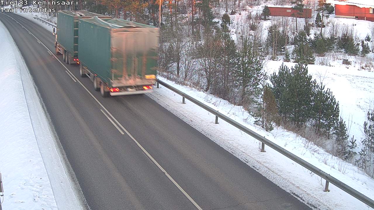 Weather Camera Image Väg 183 Kimitoön, Dalen, Kemiönsaari, Varsinais-Suomi