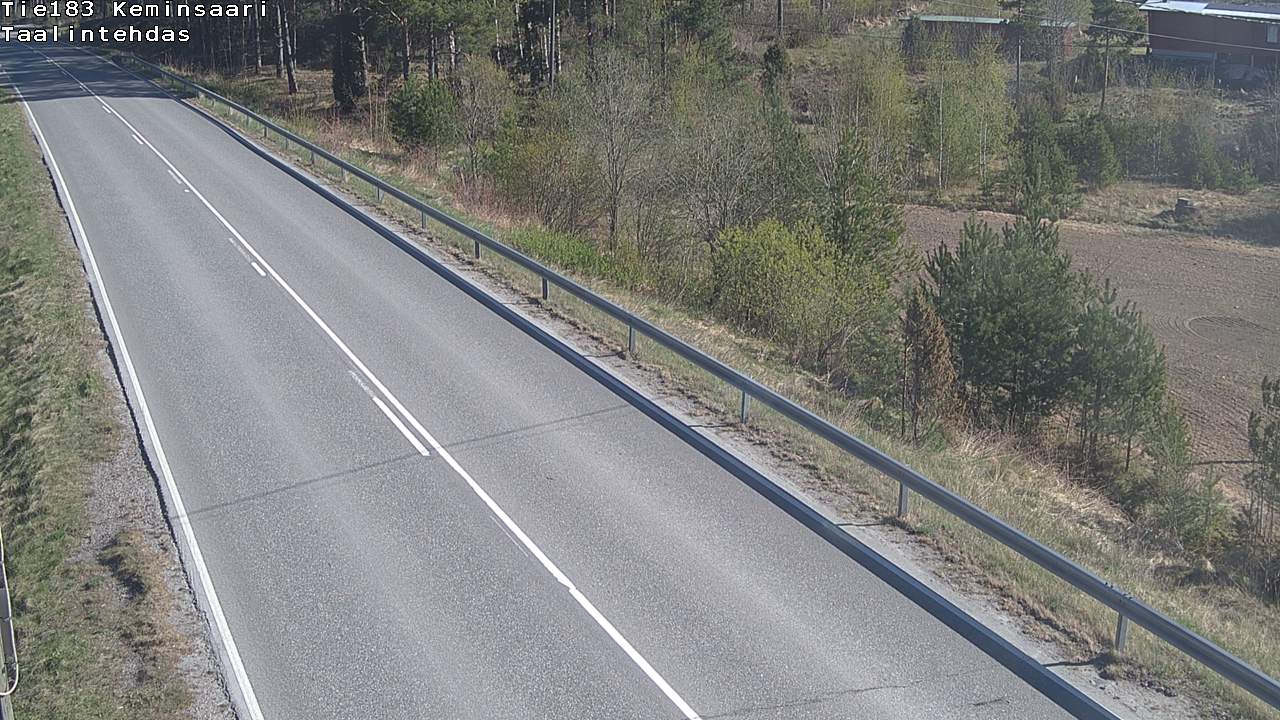 Weather Camera Image Väg 183 Kimitoön, Dalen, Kemiönsaari, Varsinais-Suomi