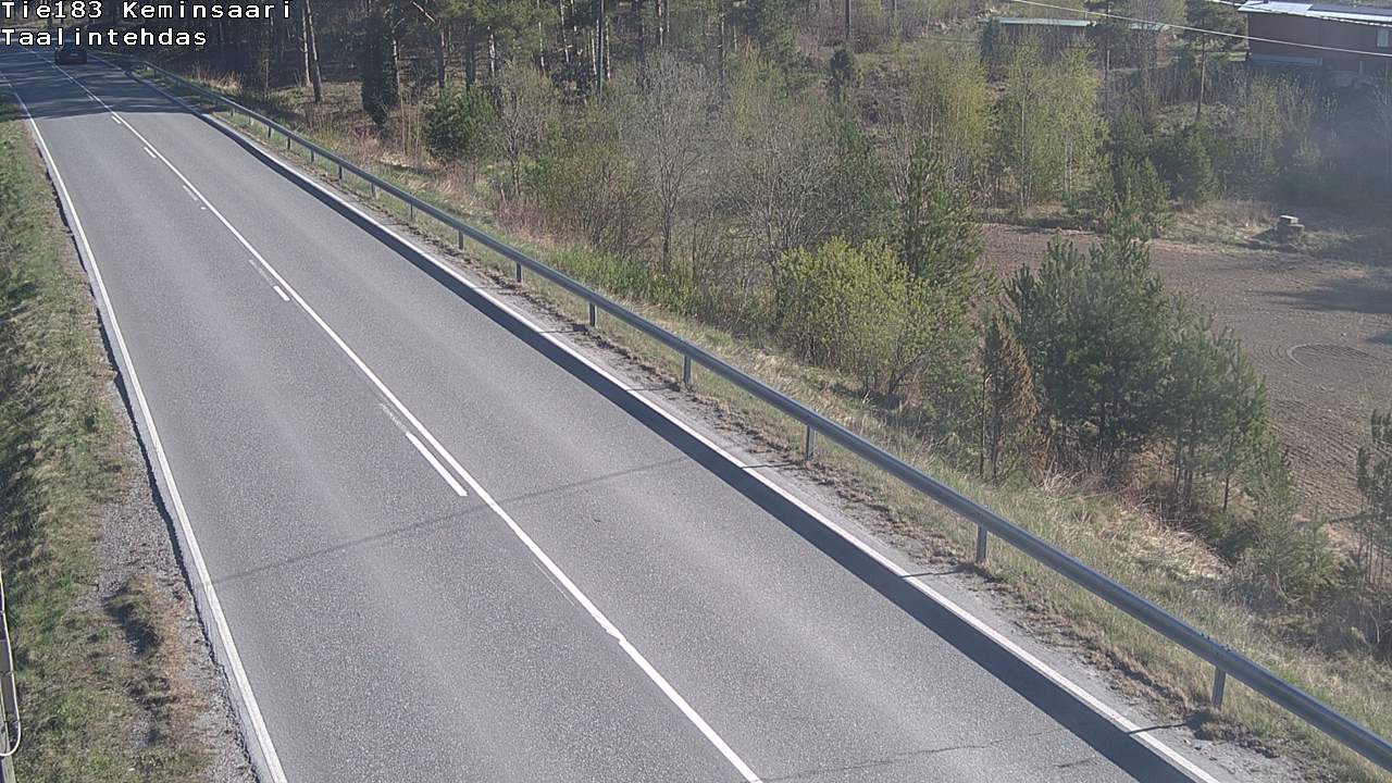 Weather Camera Image Väg 183 Kimitoön, Dalen, Kemiönsaari, Varsinais-Suomi