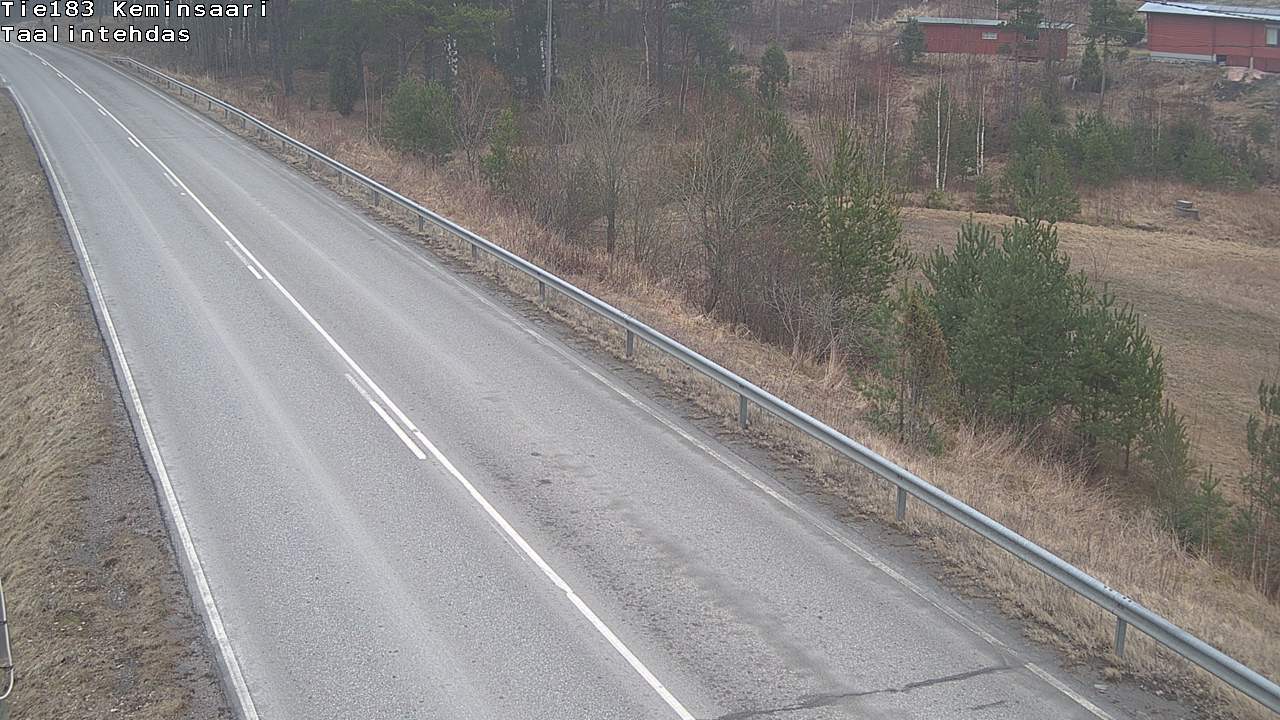 Weather Camera Image Väg 183 Kimitoön, Dalen, Kemiönsaari, Varsinais-Suomi