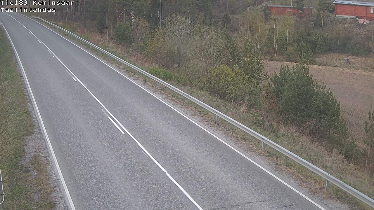 Weather Camera Image Road 183 Kemiönsaari, Taallintehdas, Kemiönsaari, Varsinais-Suomi