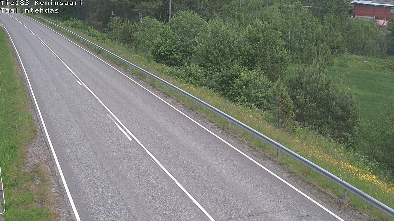 Weather Camera Image Väg 183 Kimitoön, Dalen, Kemiönsaari, Varsinais-Suomi