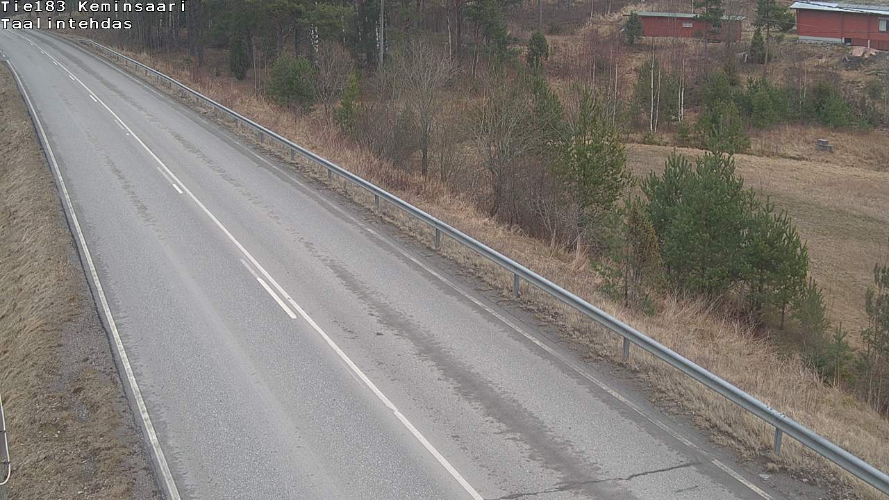Weather Camera Image Road 183 Kemiönsaari, Taallintehdas, Kemiönsaari, Varsinais-Suomi