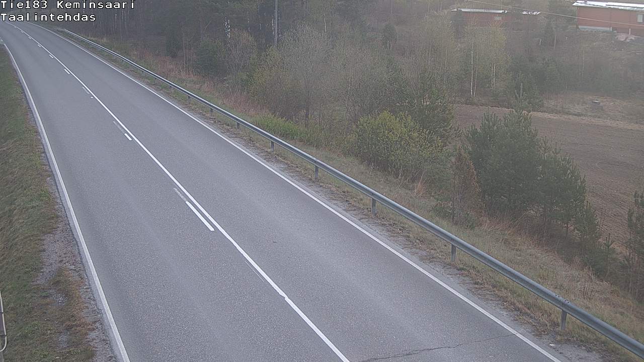 Weather Camera Image Väg 183 Kimitoön, Dalen, Kemiönsaari, Varsinais-Suomi