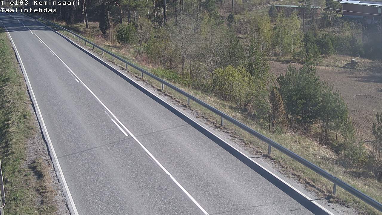 Weather Camera Image Väg 183 Kimitoön, Dalen, Kemiönsaari, Varsinais-Suomi